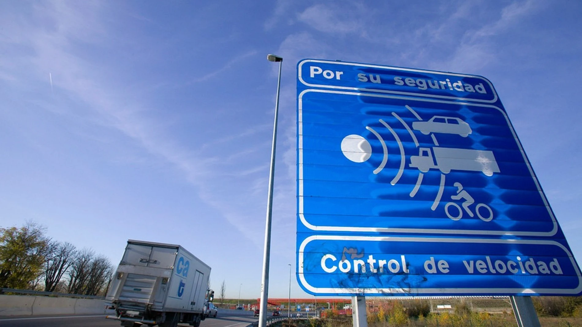 Imagen de archivo de un control de velocidad.
