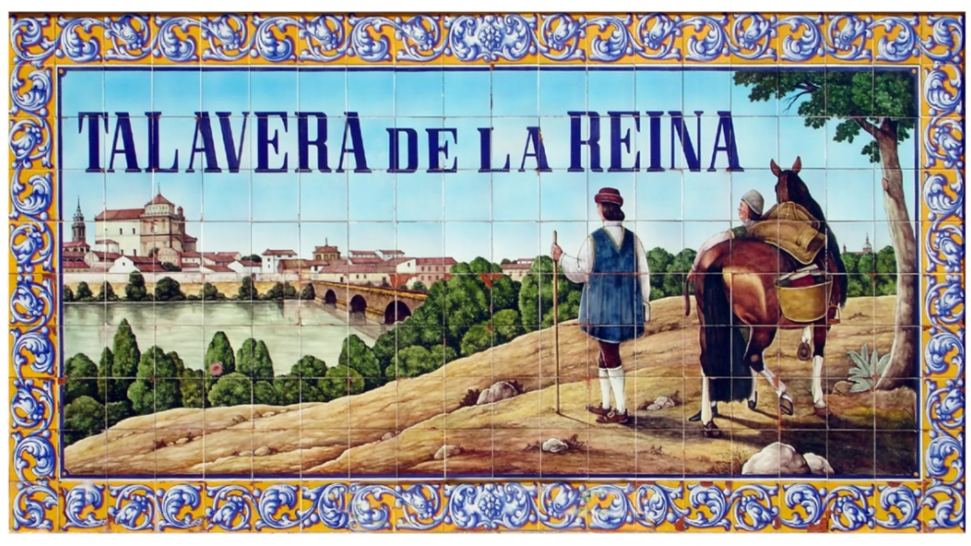 Representación de Talavera de la Reina (Toledo), la Ciudad de la Cerámica