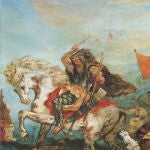 De esta guisa representó Eugène Delacroix a Atila, en 1847