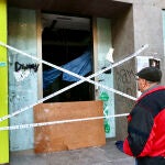Dos personas que dormían en el cajero de un banco en Logroño fallecen en un incendio
