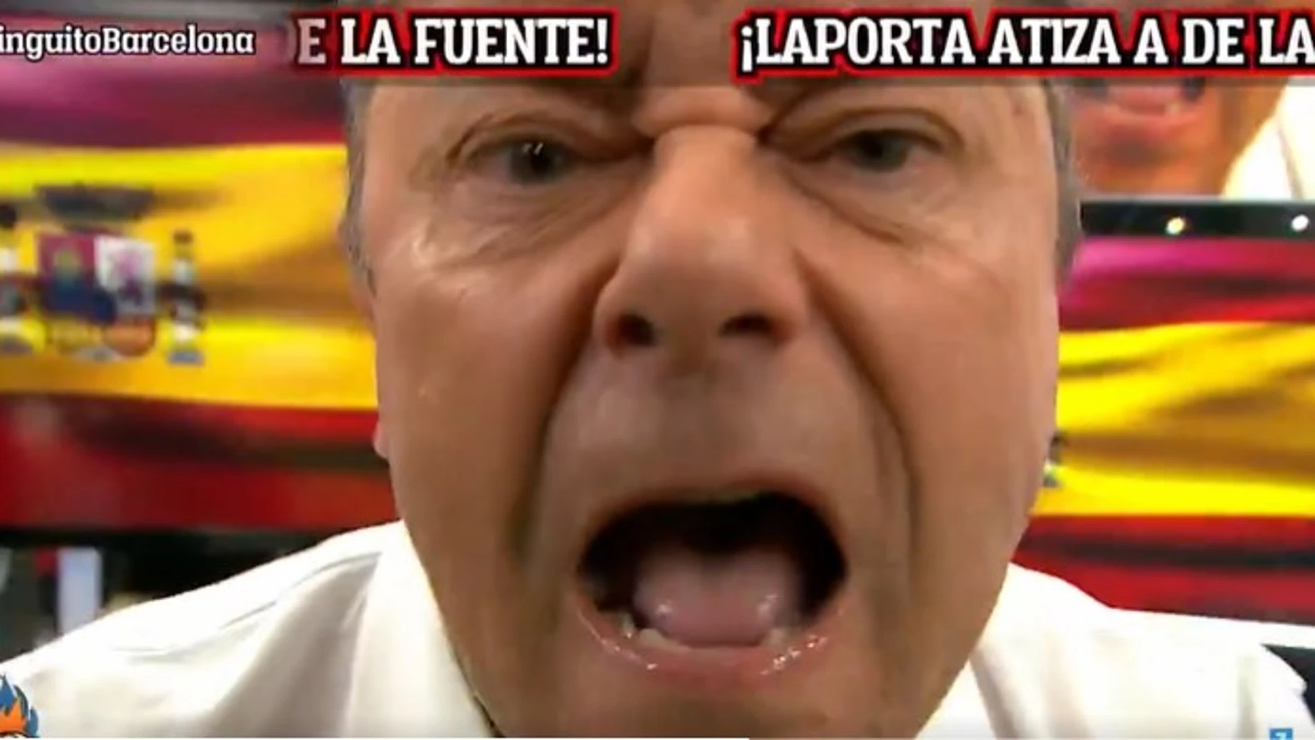 Tomás Roncero, en El Chiringuito, contra Laporta