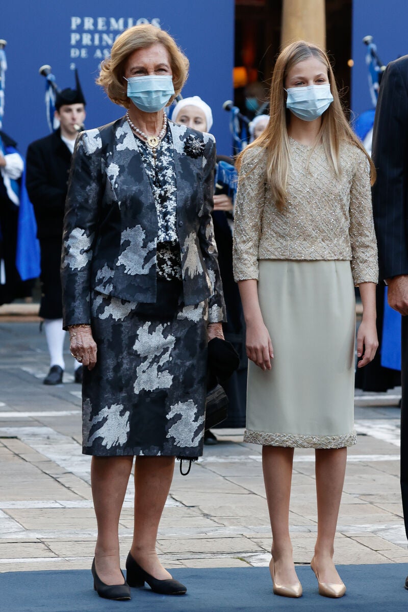 Leonor en los Premios Princesa de Asturias 2020.