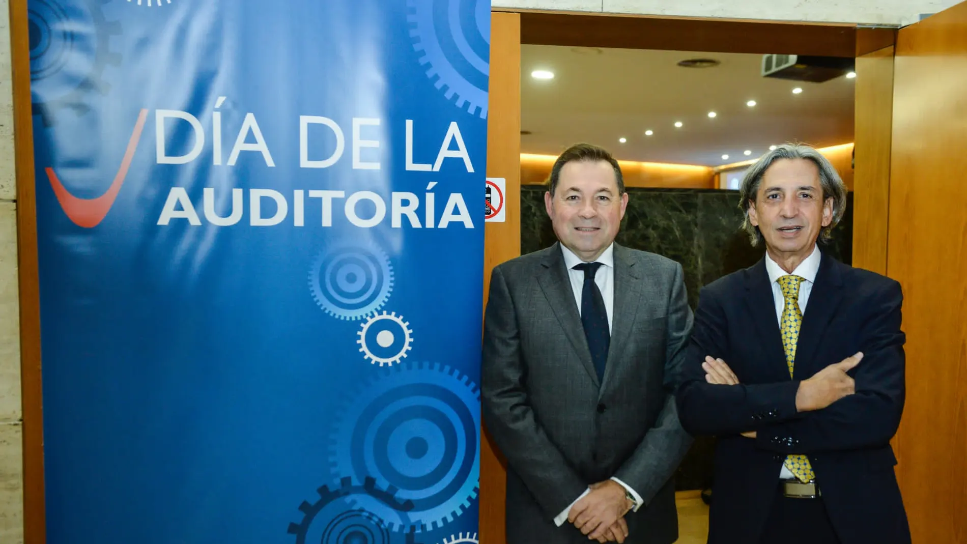 Rodrigo Cabrejas, de Auditores; y Juan Carlos De Margarida, presidente ECOVA