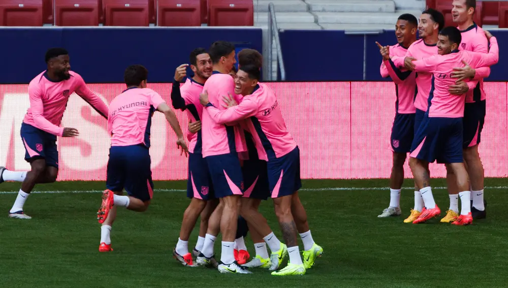 Entrenamiento del Atlético de Madrid