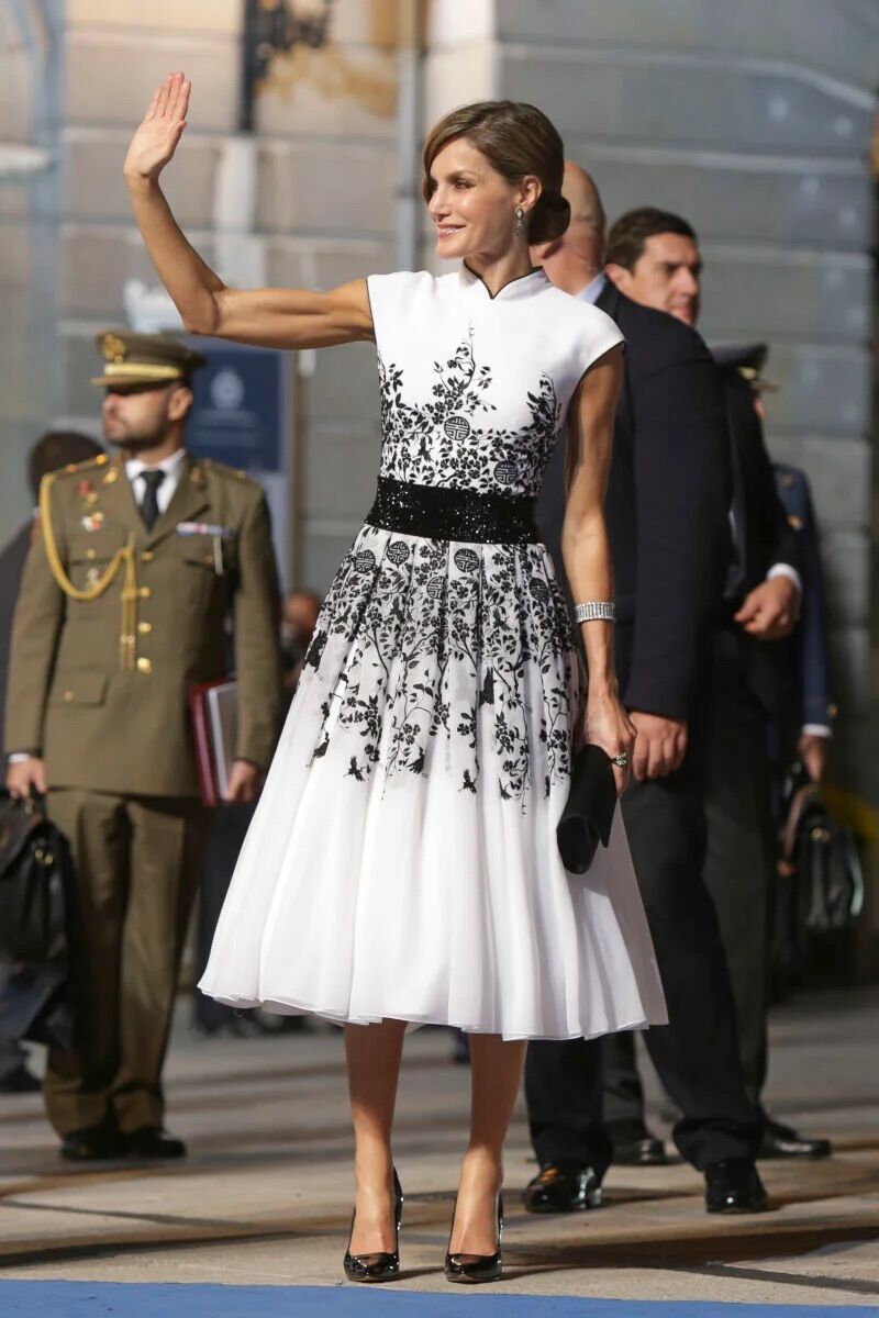 La Reina Letizia en los Premios Princesa de Asturias 2017.