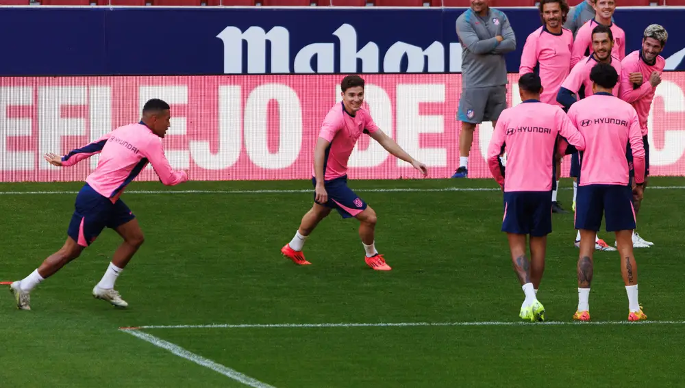 Entrenamiento del Atlético de Madrid