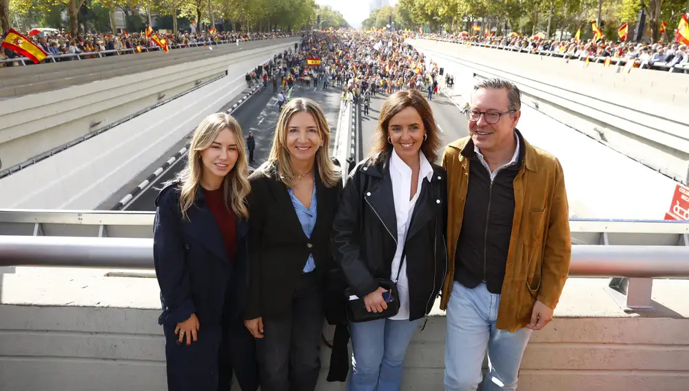 Delegación del PP presente en la manifestación
