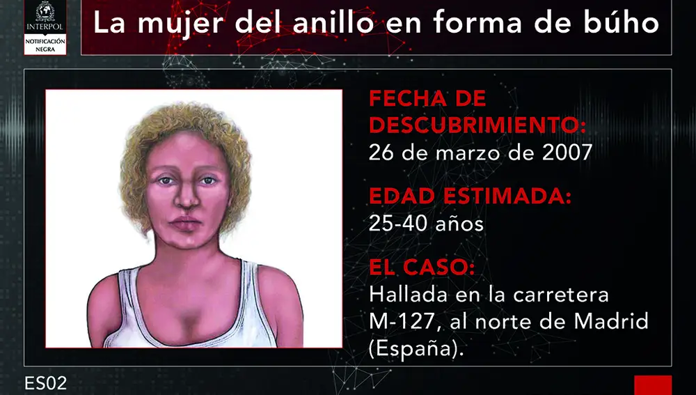 Caso de 'la mujer del anillo en forma de búho'