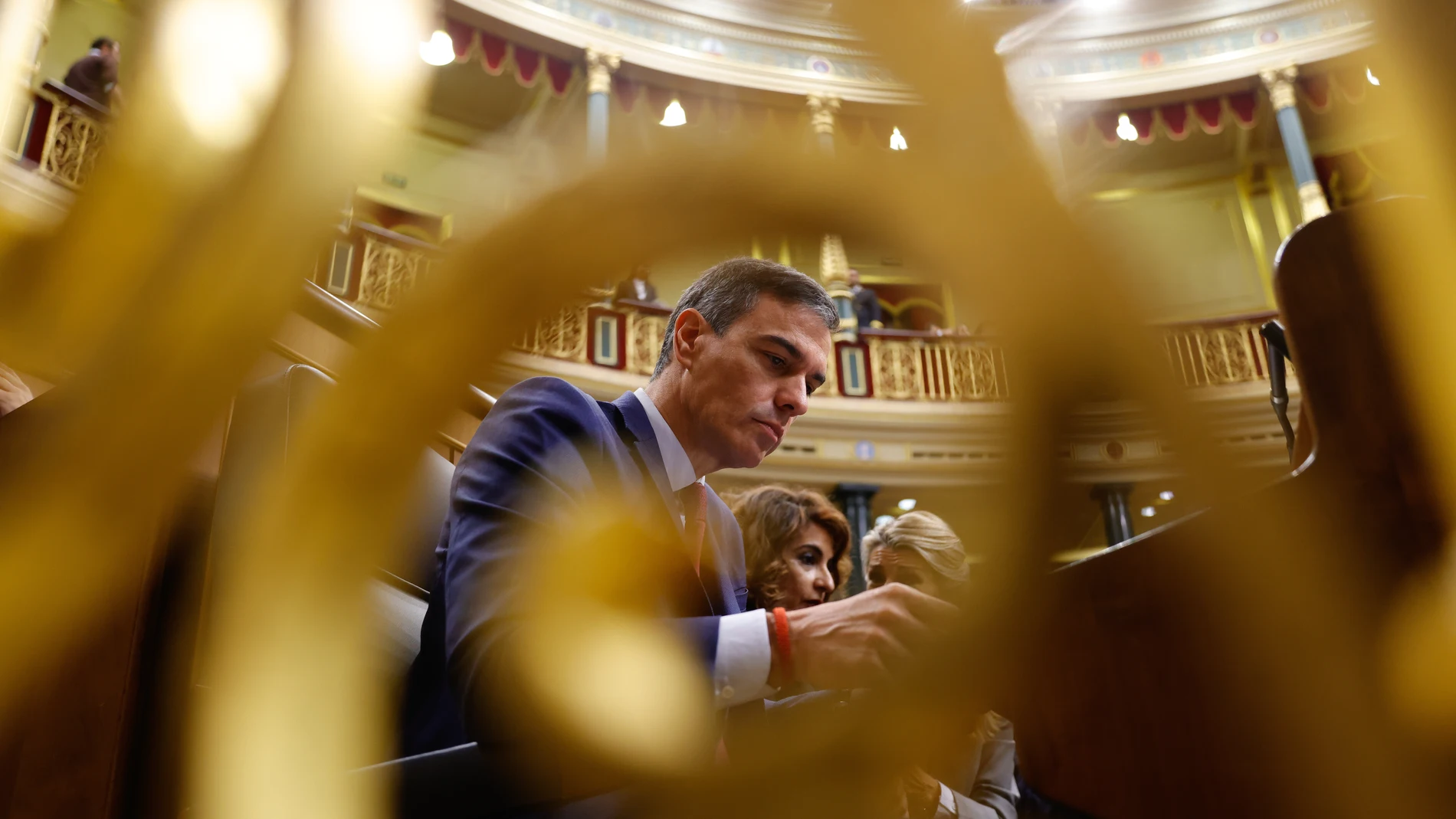 Pedro Sánchez en el pleno del Congreso de los Diputados