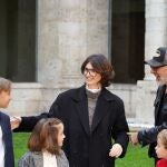 Paz Vega con parte del elenco de protagonistas de su última película