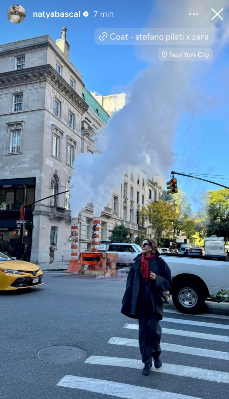 Naty Abascal en Nueva York.