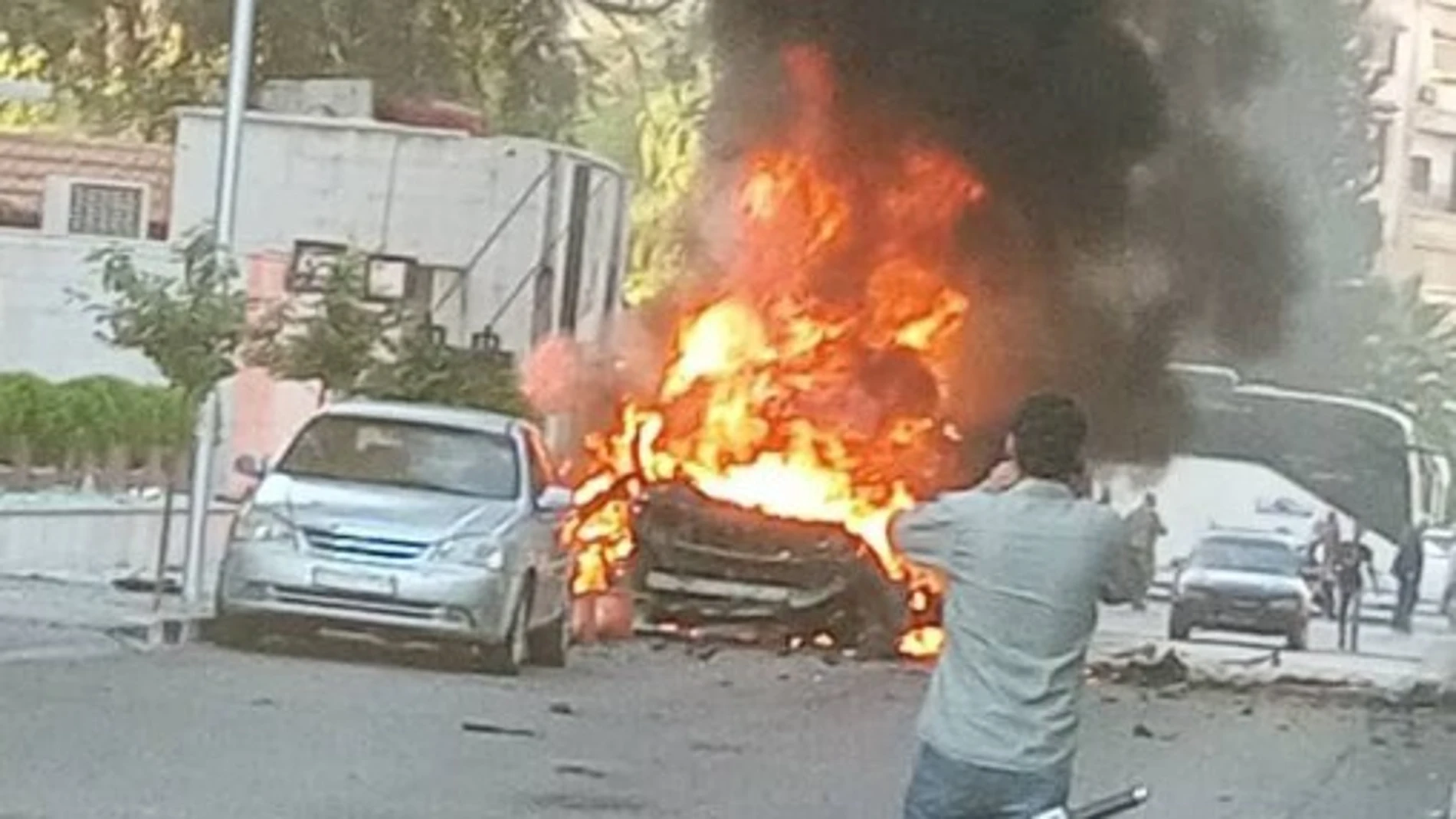 Siria acusa a Israel de la muerte de dos personas en un ataque contra un coche en Damasco