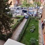 Un jabalí siembra el pánico en Entrevías
