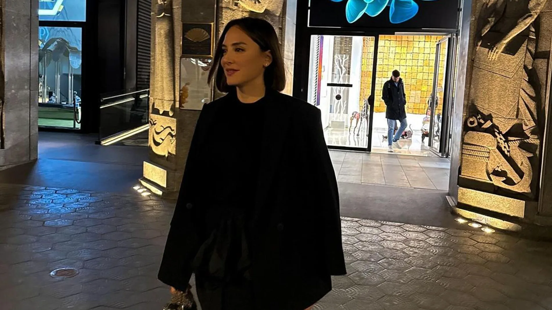 Tamara Falcó con un vestido de lo más elegante.