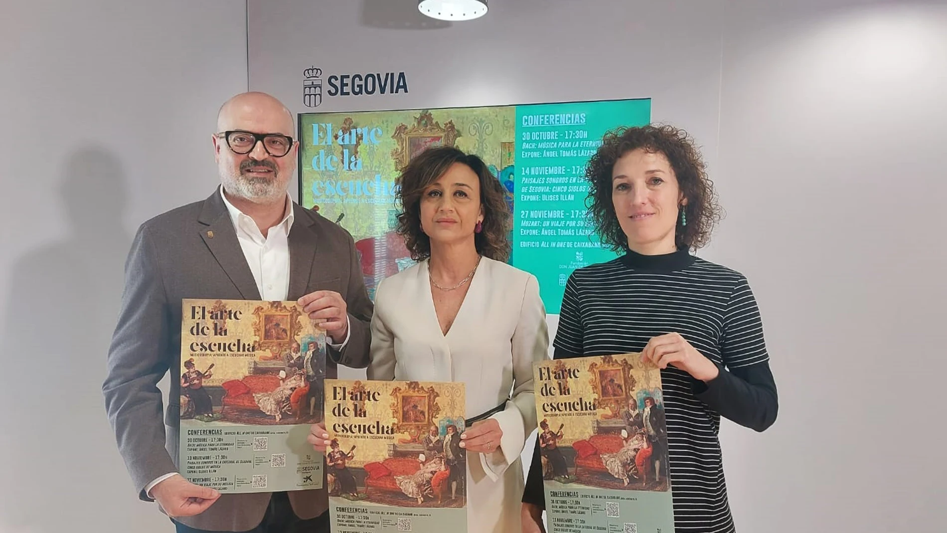 Juan Carlos Monroy, Noelia Gómez y Sonia de Andrés presentan la programación