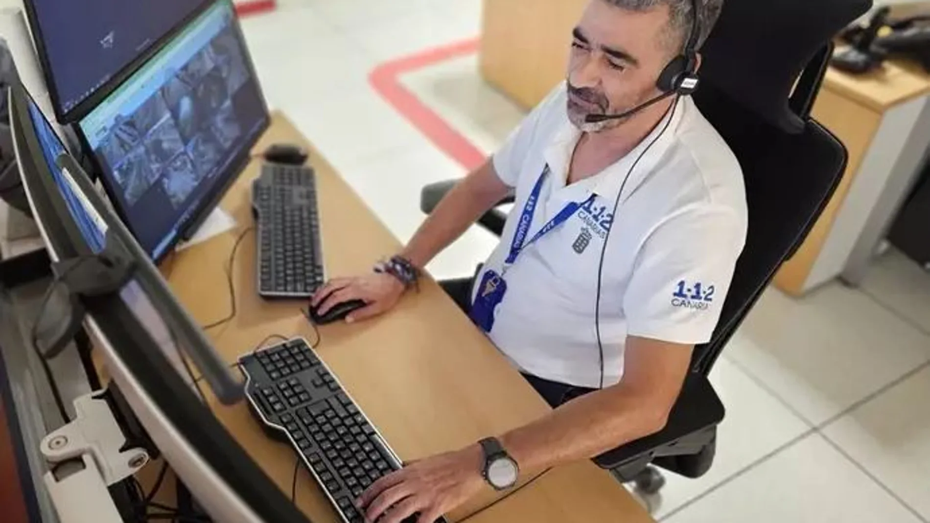 Sala operativa del Centro Coordinador de Emergencias y Seguridad (Cecoes) 1-1-2