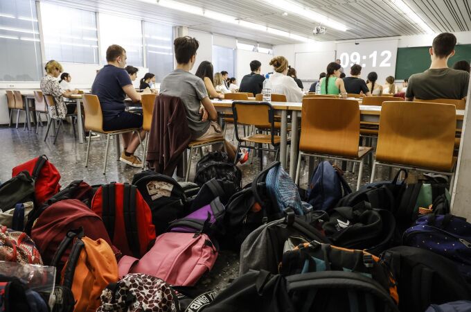 Las estructuras de los exámenes de la PAU en C.Valencia se presentan esta semana a los profesores de Bachillerato
