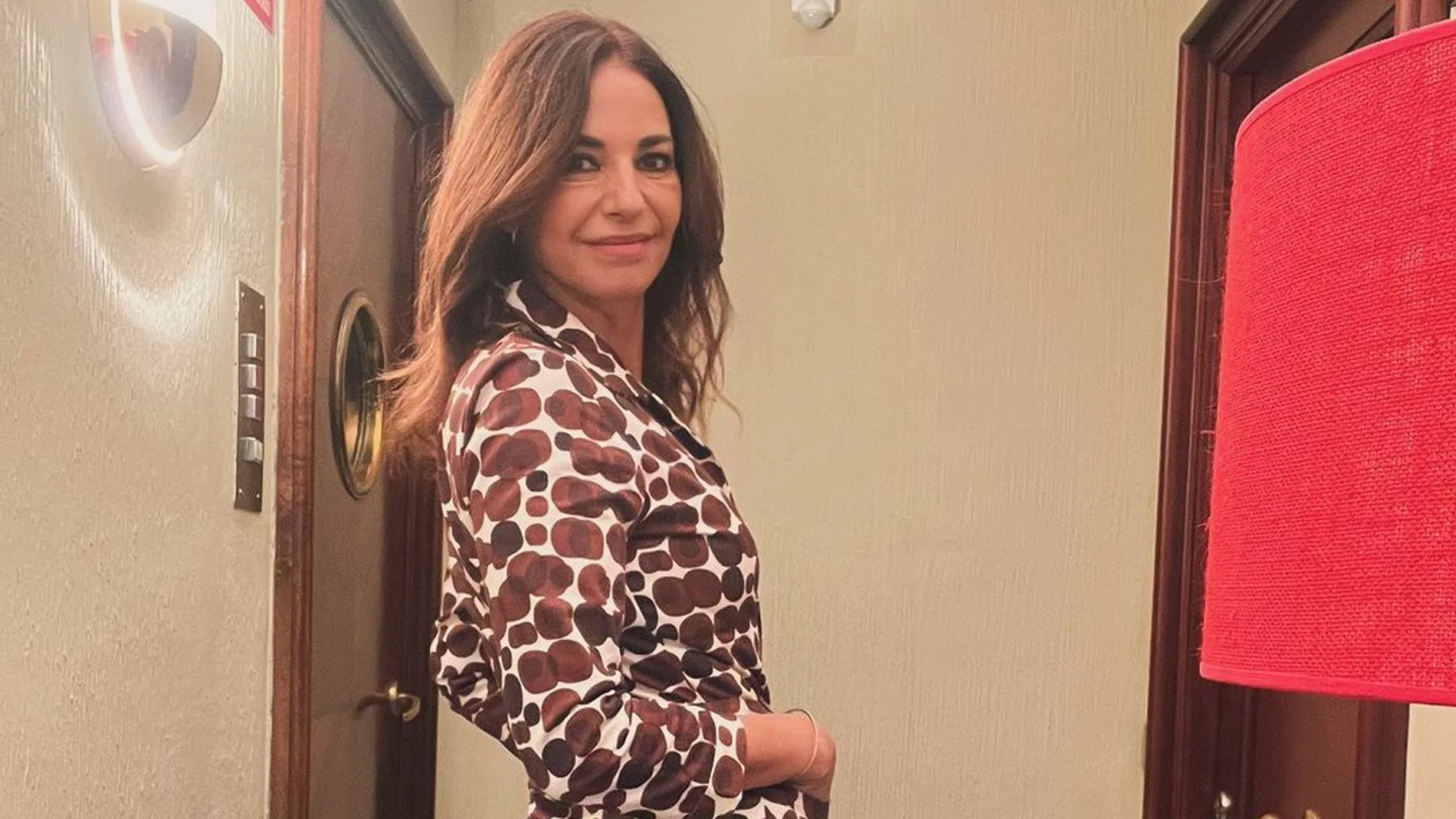 Mariló Montero con mono ochentero.