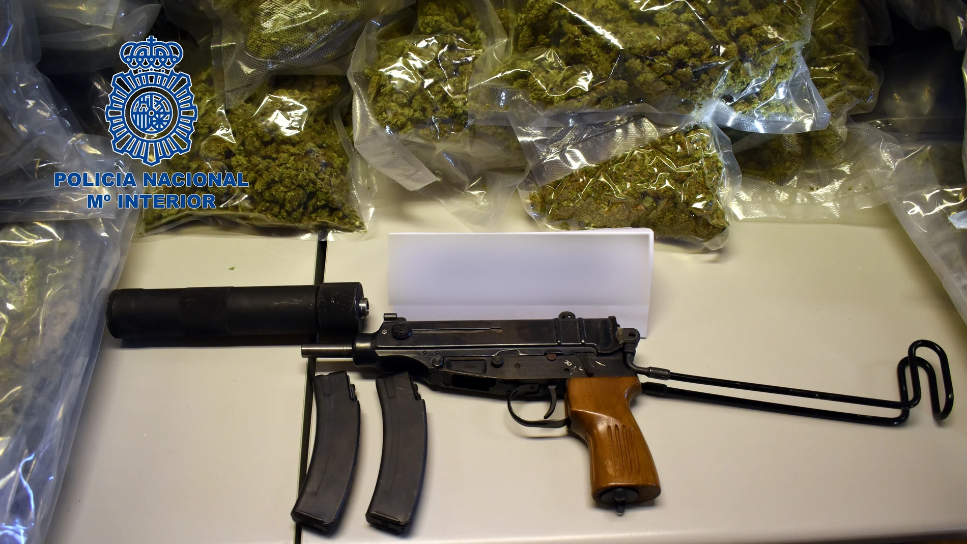 Imagen de archivo de un subfusil