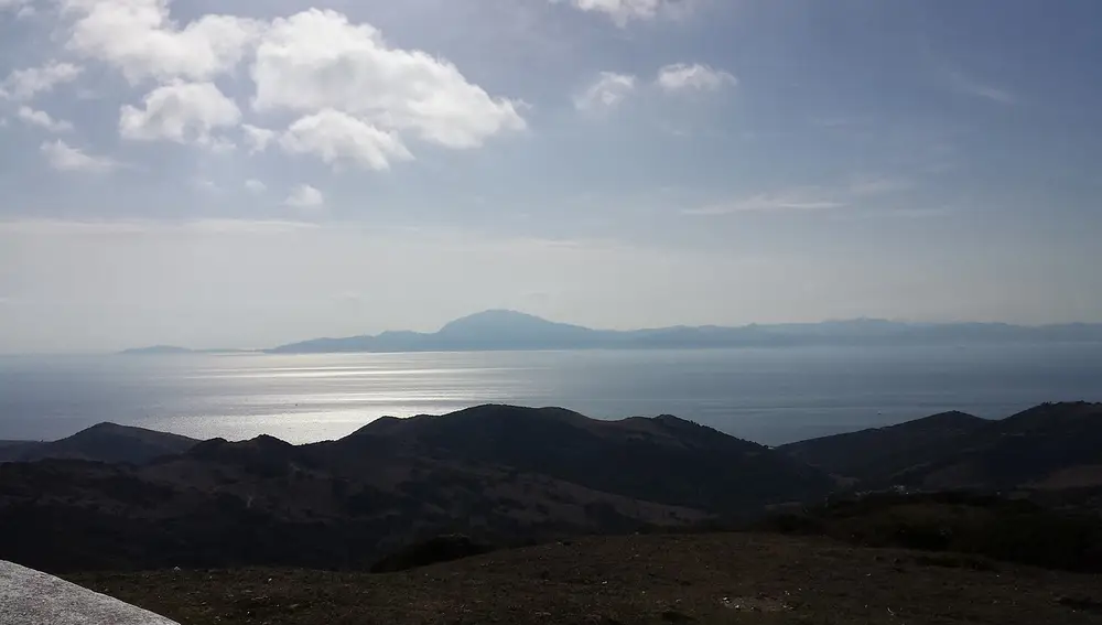 Imagen del Estrecho de Gibraltar