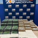 Hallan una furgoneta que ocultaba 160 kilos de cocaína en un polígono industrial de Fuencarral