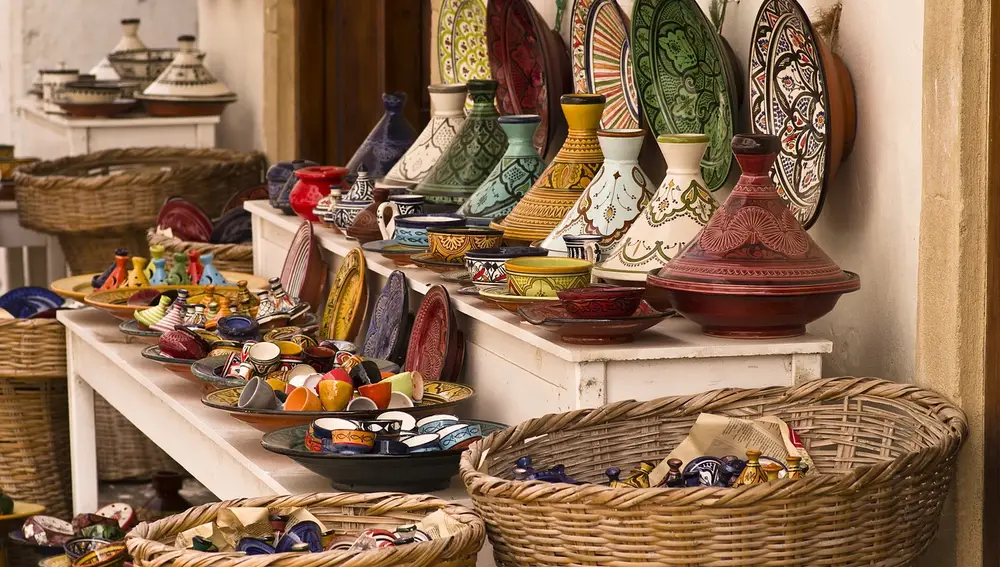 Mercadillo en Marruecos