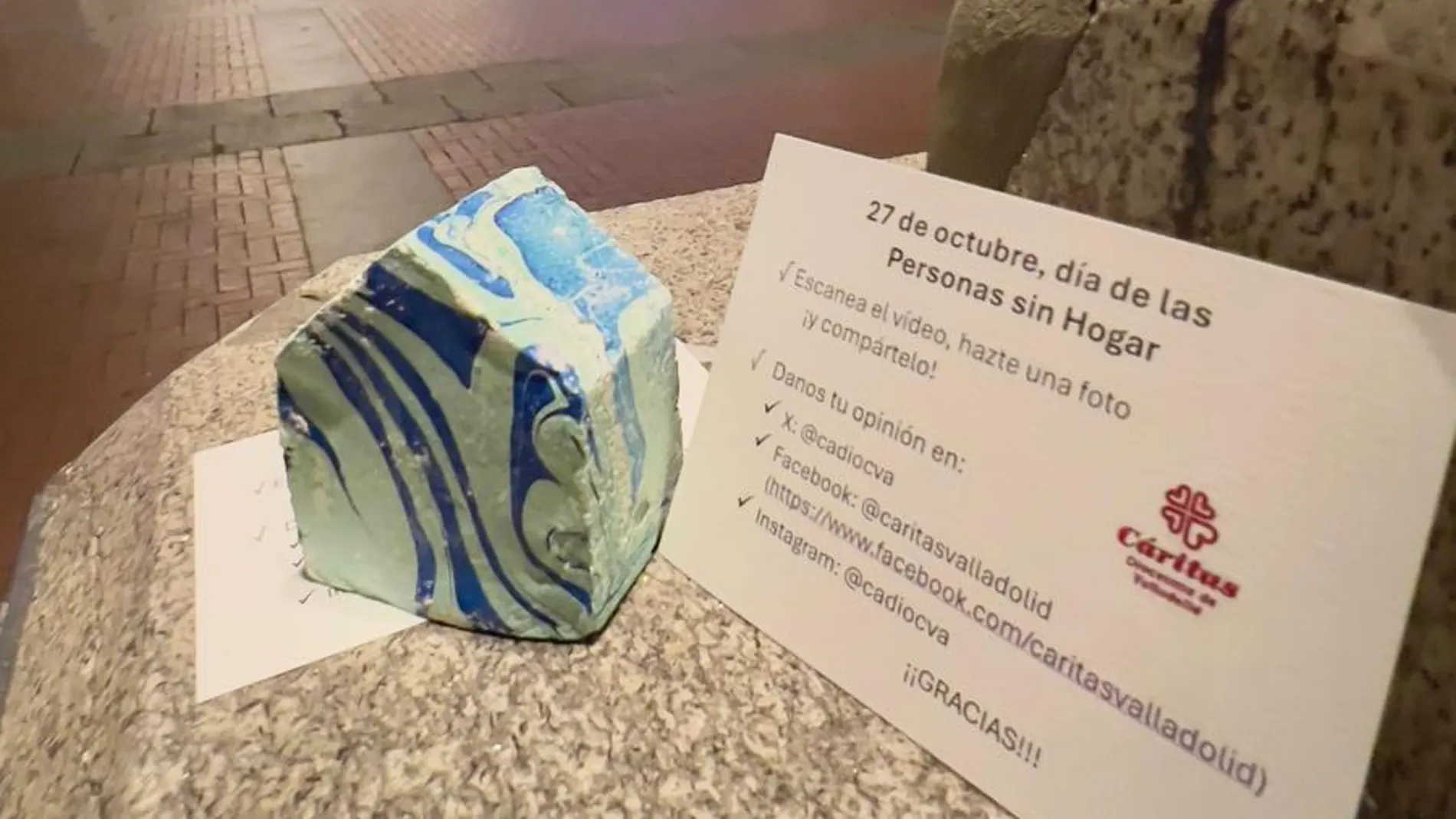 Una de las "casitas" en la Plaza Mayor de Valladolid