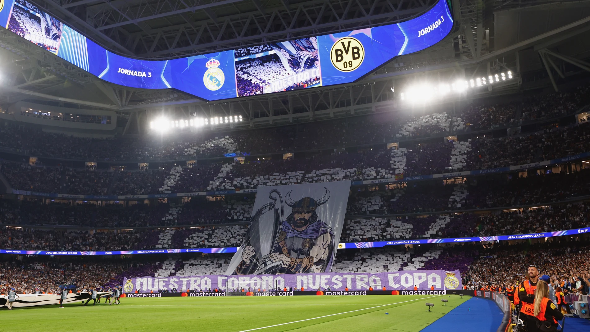 Encuentro de la Champions League entre el Real Madrid y el Borussia Dortmund. © Jesús G. Feria.