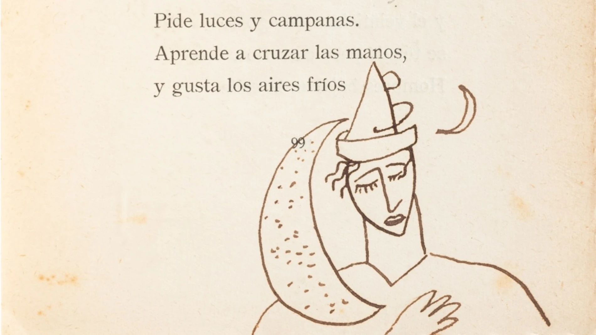Un dibujo inédito de Lorca