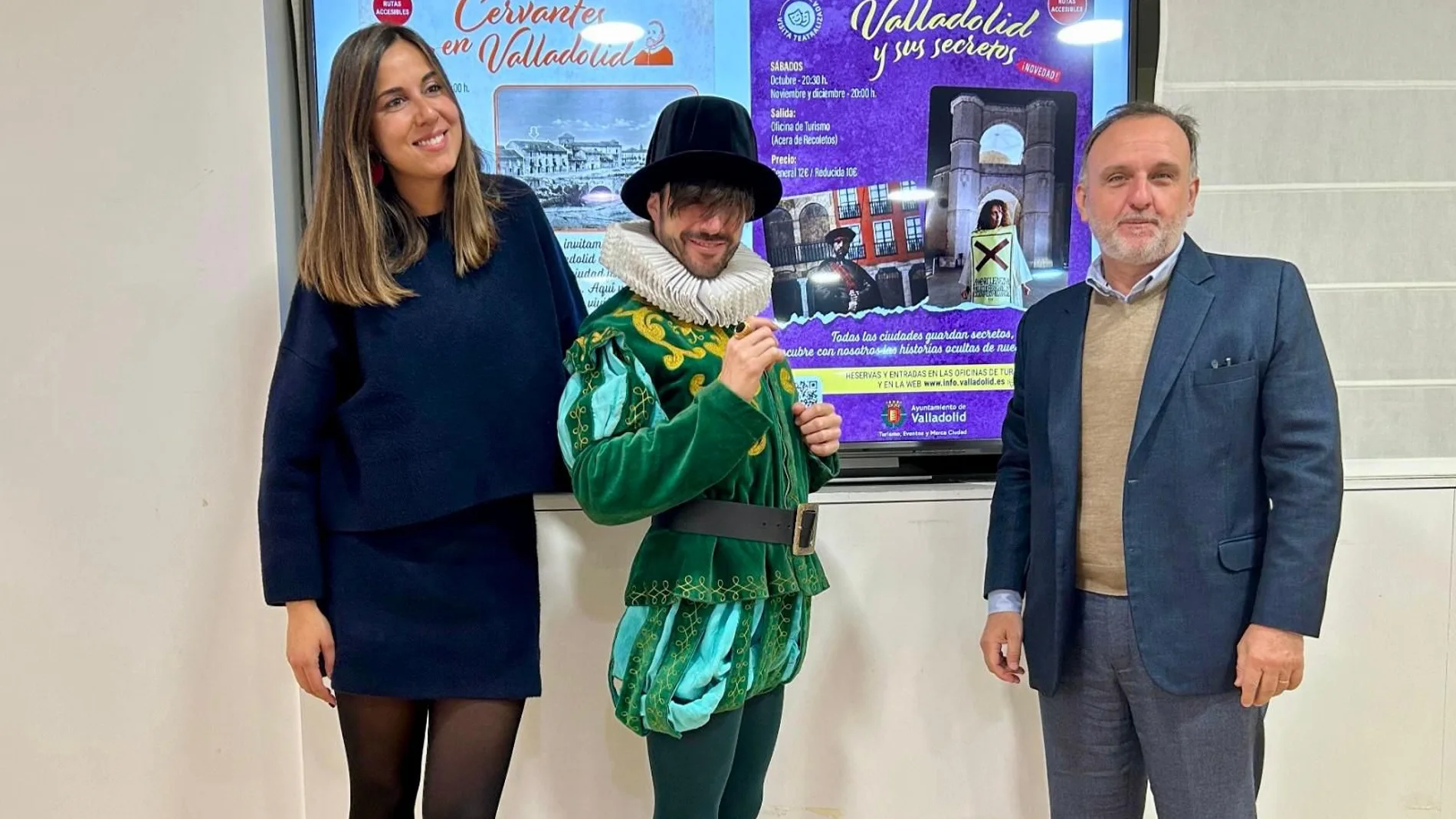 Blanca Jiménez presentando las dos nuevas rutas