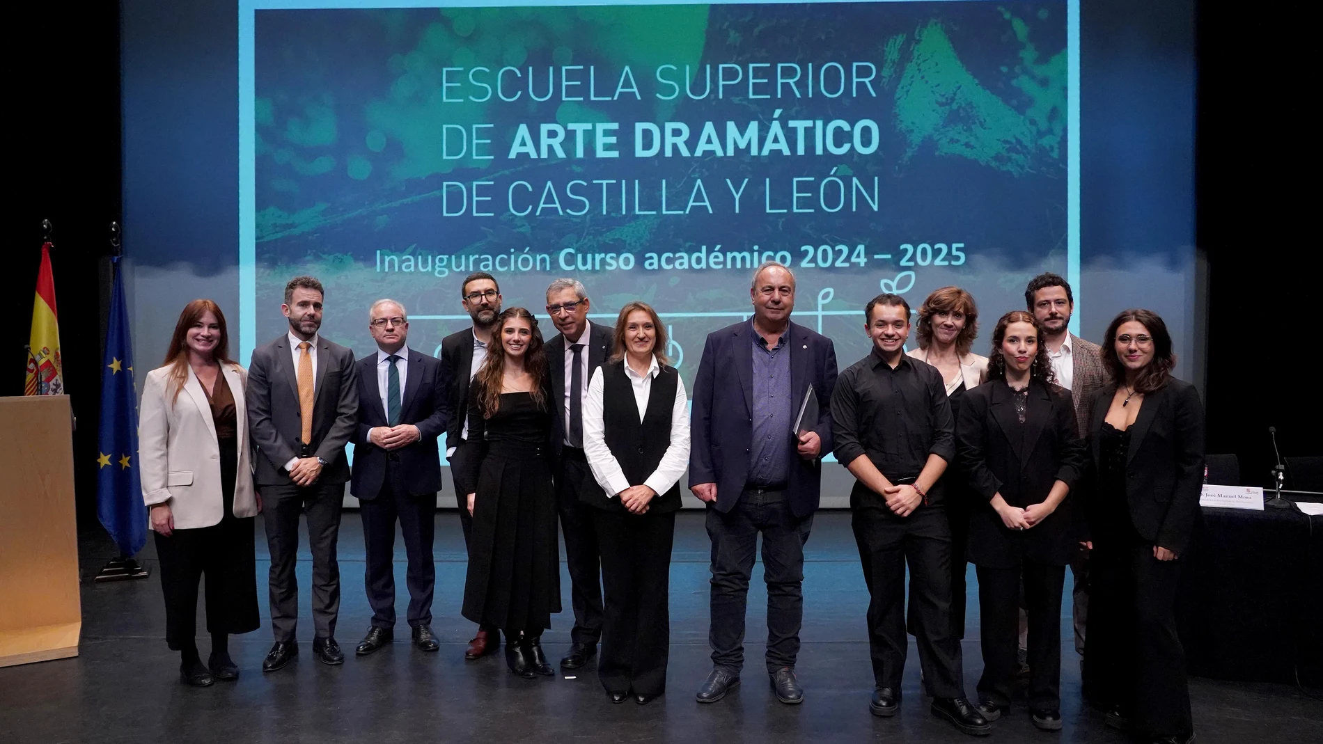 Rocío Lucas preside la inauguración del curso en la Escuela de Arte Dramático de Castilla y León