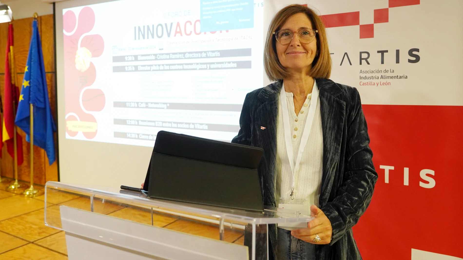 La presidenta de Vitartis, Cristina Ramírez