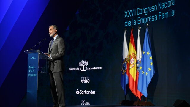 El Rey Felipe VI en el Congreso Nacional de la Empresa Familiar