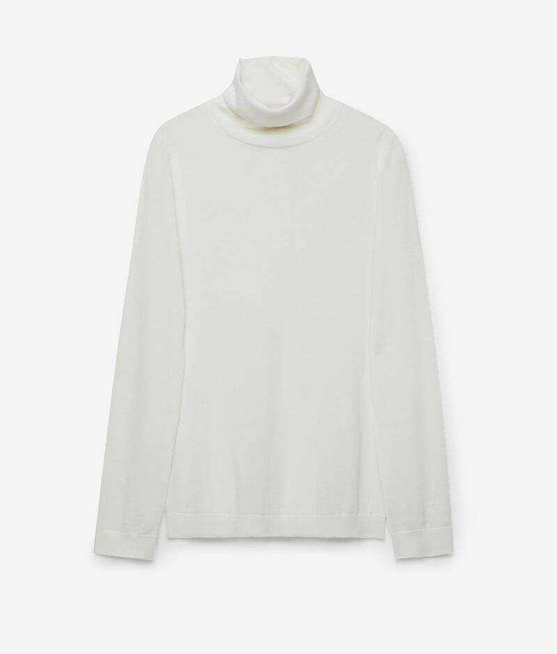 Jersey cuello alto.