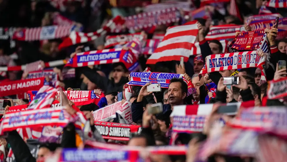 Spain Soccer Atletico Madrid Fans with Disabilities