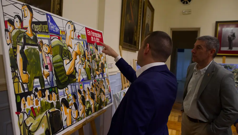 Exposición de Esteban sobre el Ejército