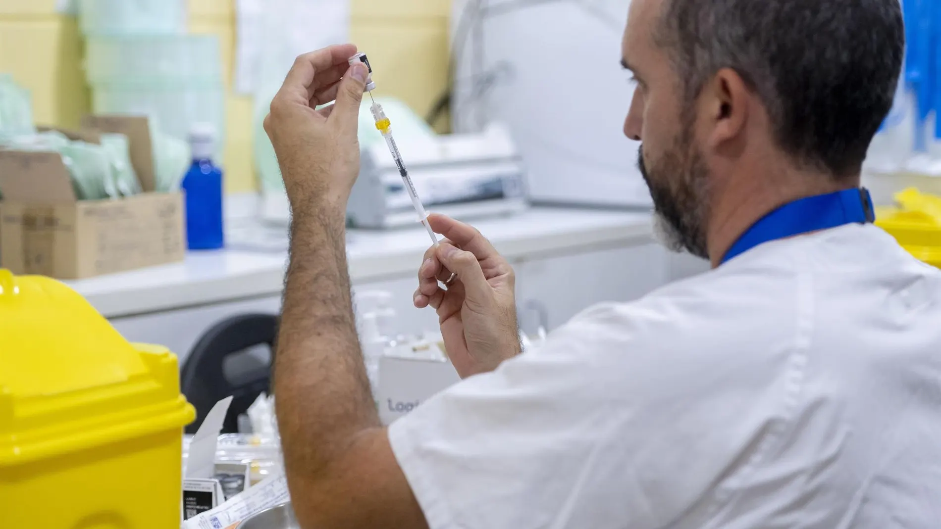 Una vacuna contra la gripe.