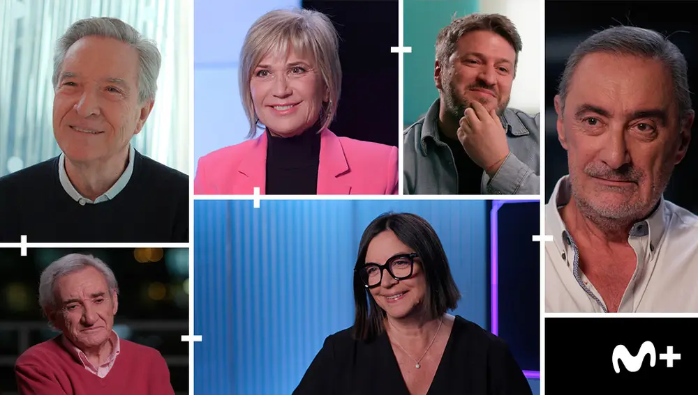 Alguno de los periodistas que participan en "Las voces de la radio"
