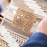 Uno de los fragmentos de la colección «Los papiros de Madrid». Algunos datan del siglo II a. C.