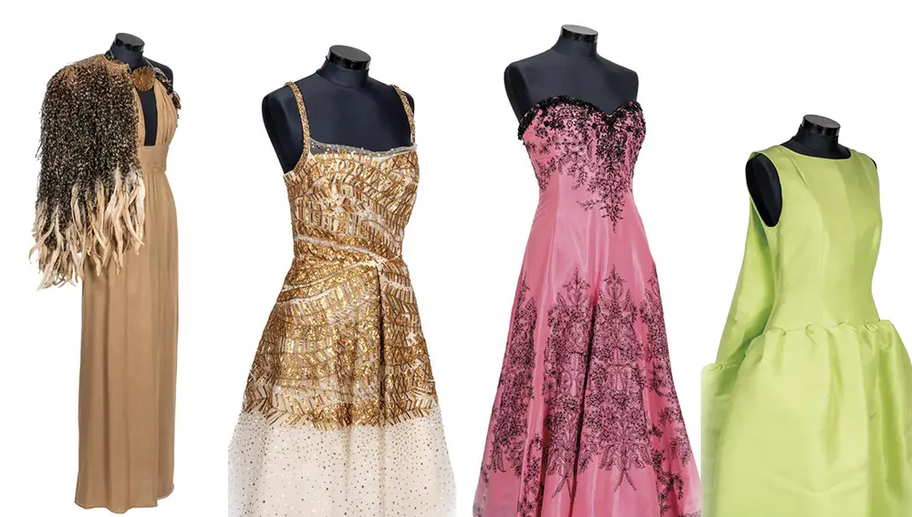 Vestidos de Carmen Lomana de Oscar de la Renta