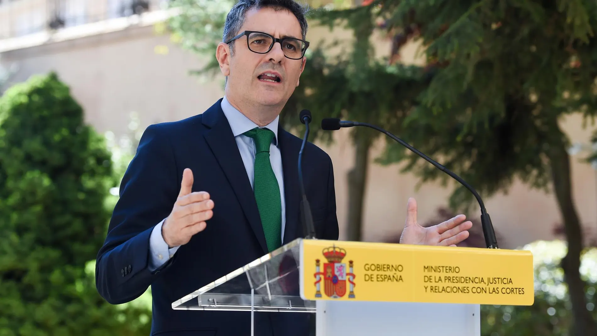 VÍDEO: Bolaños pide que se deje "trabajar a la Justicia" después de que el juez haya pedido la imputación de Ábalos