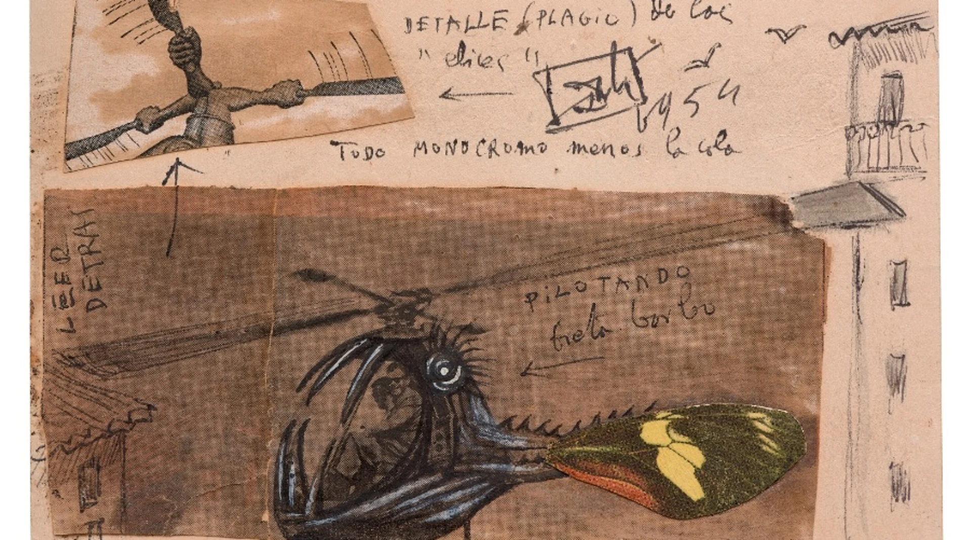La nota de Dalí con referencia a Greta Garbo