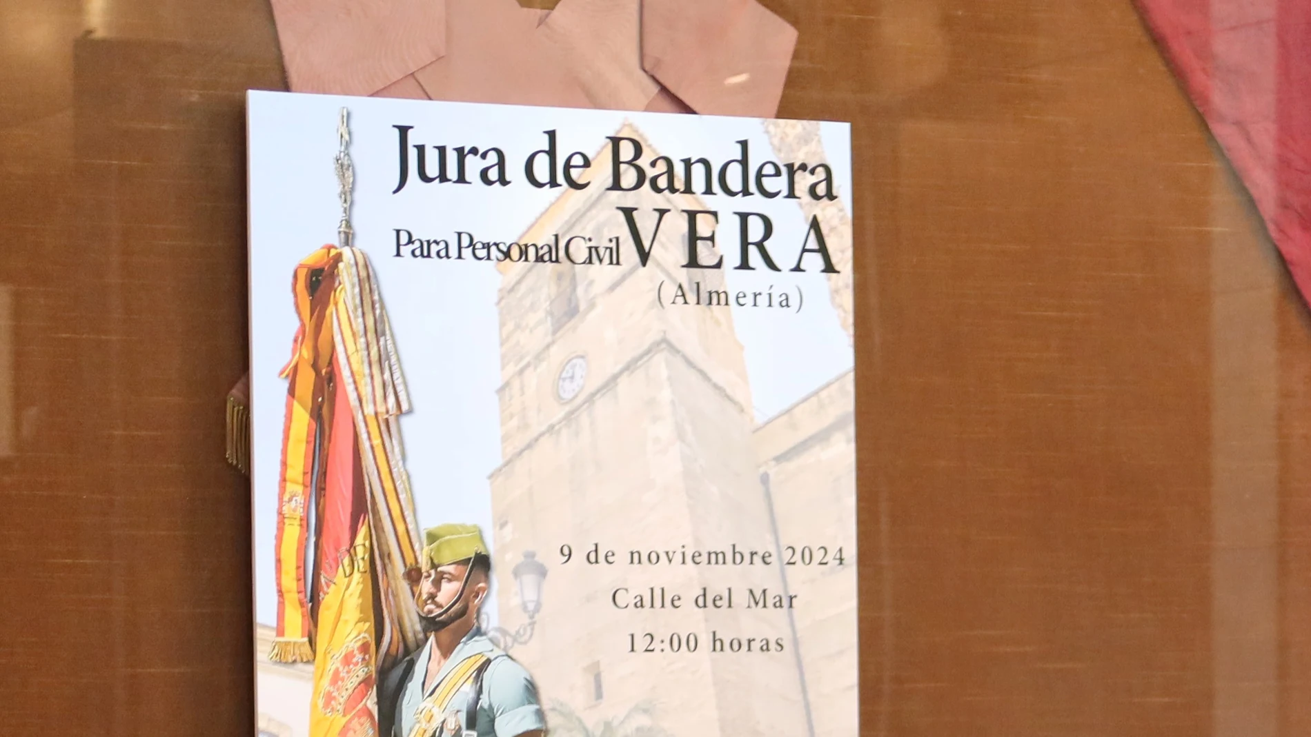 Presentación del acto de jura de bandera de Vera (Almería)REMITIDA / HANDOUT por AYUNTAMIENTO DE VERAFotografía remitida a medios de comunicación exclusivamente para ilustrar la noticia a la que hace referencia la imagen, y citando la procedencia de la imagen en la firma23/10/2024