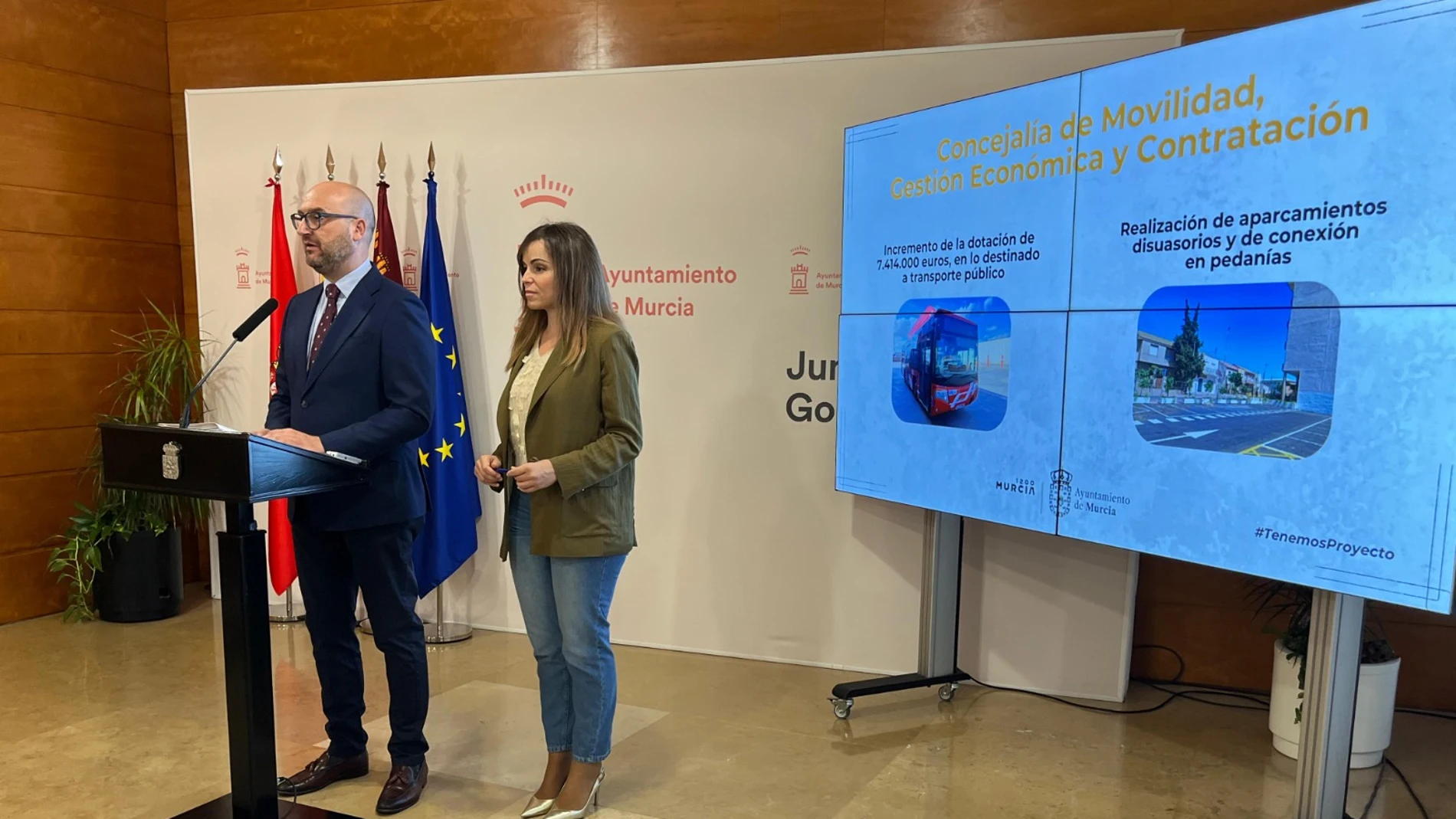 Imagen de la presentación del proyecto de los presupuestos