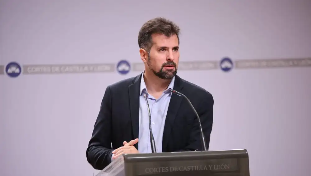 El portavoz socialista en las Cortes regionales, Luis Tudanca