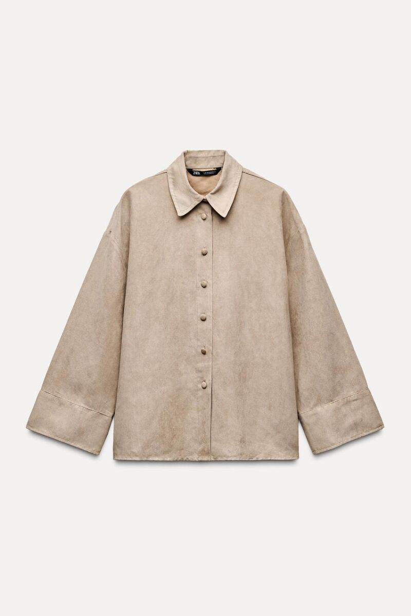 Camisa oversize efecto ante