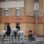 Una reciente redada policial en el barrio sevillano de las Tres Mil Viviendas