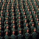 Imagen de archivo de tropas de Corea del Norte