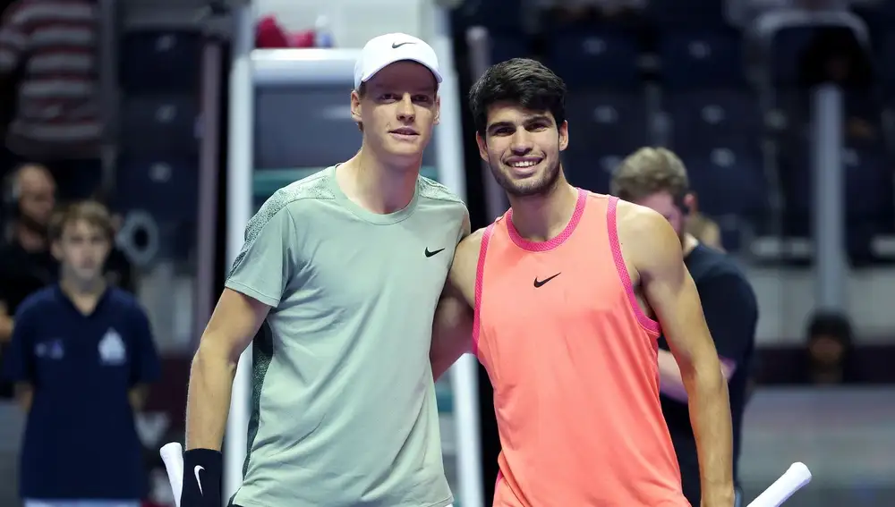 Carlos Alcaraz y Jannik Sinner.