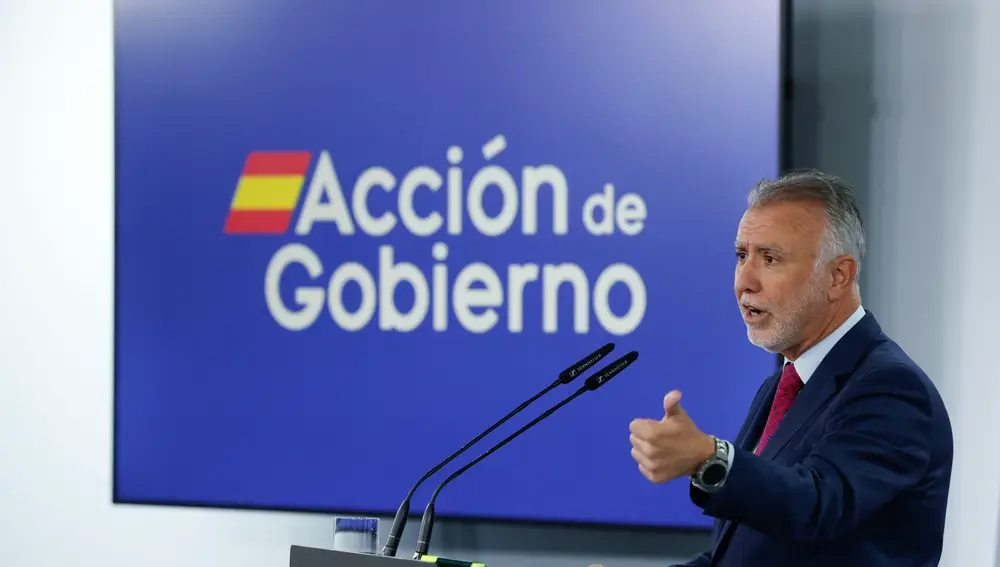 Rueda de prensa de Ángel Víctor Torres